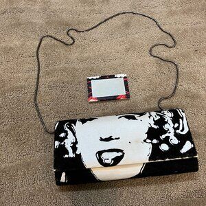 Philip Treacy Andy Warhol by Philip Treacy Marilyn Monroe Portrait Clutch